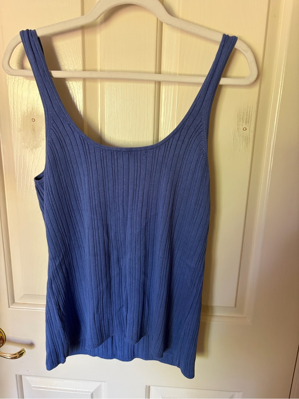 Banana Republic Factory Periwinkle Ribbed Tank Top - Women